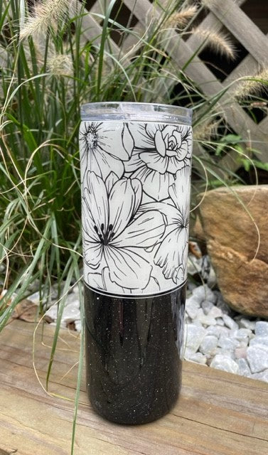 Black & White Floral