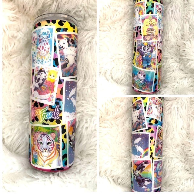 Lisa Frank tumbler