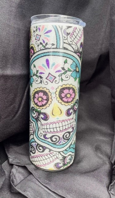 Sugar Skull Glittered