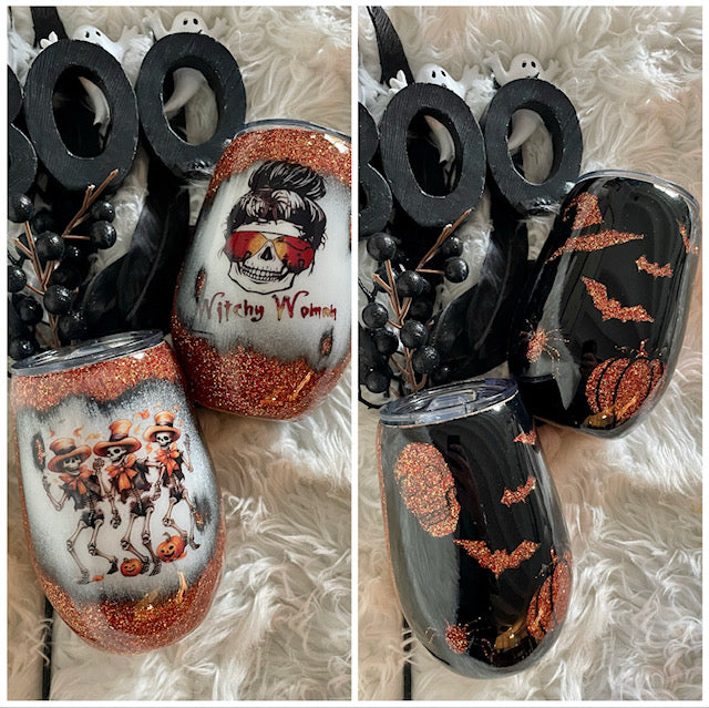 Halloween Wine Tumblers