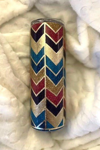 Blue & Rose Tanagram