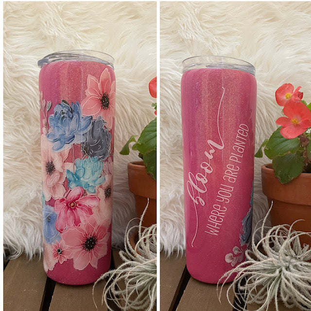 Pink bloom where you are planted