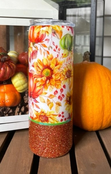 Pumpkin & Sunflowers