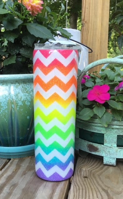 Rainbow chevron