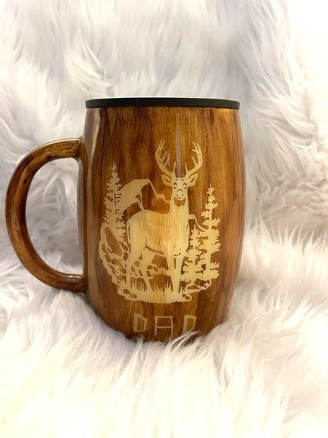 Woodgrain Deer