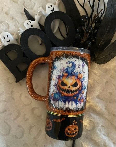 Pumpkin coffee cup