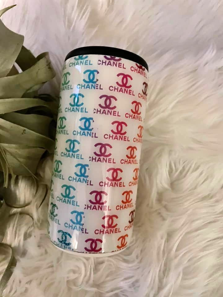 Chanel skinny can holder