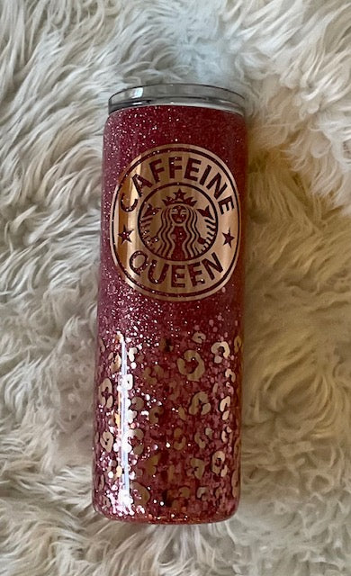 Rose leopard caffeine queen